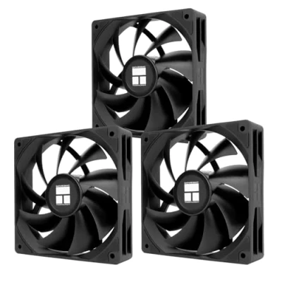 Image de Thermalright TL C12C X28 X3 ventilateur de processeur, PC, 1550 tr/min, 120 mm, commande PWM, pour boîtier et refroidisseur liquide processeur Épaisseur : 28 mm