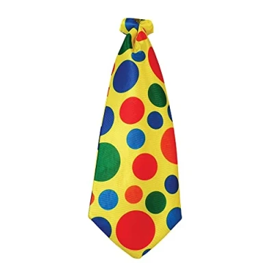 Image de Bristol Novelty Longue Cravate de Clown, BA817, Multi Colour, Taille Unique
