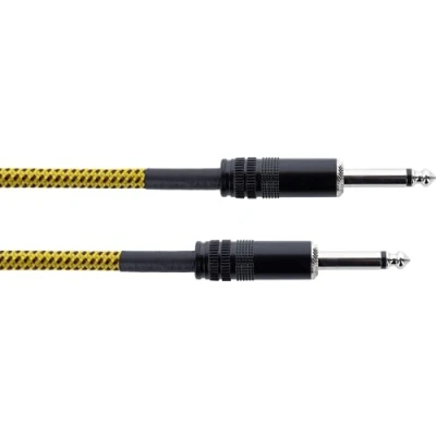 Image de CORDIAL ECL EI3PP tweed YE Câble guitare jack 3 m jaune