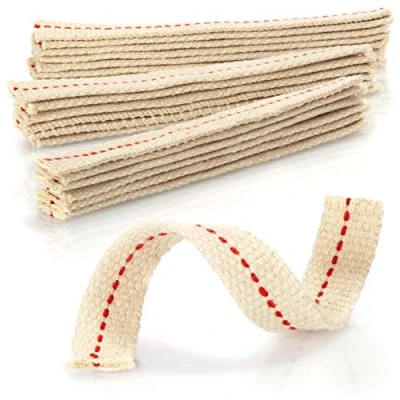Image de com four® 20x mèche pour Lampes à Huile de Rechange Jardin, Torches en Bambou 12 cm x 13 mm (12cm 13mm)