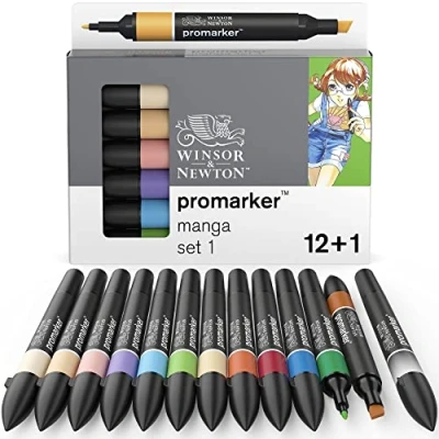 Image de Winsor &amp; Newton Promarker Set de 12+1 Manga Expansion 1