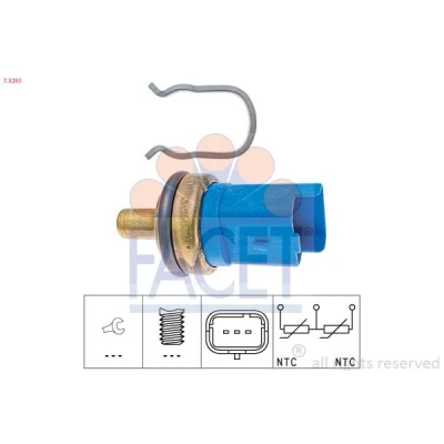 Image de FACET 7.3293 Sonde de température, liquide refroidissement Made in Italy OE Equivalent PEUGEOT: 206 3/5 portes, 306 SW