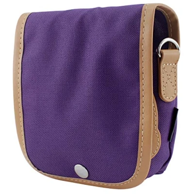 Image de Etui appareil photo FUJI Instax Mini Tissu violet Compatible 8 et 9 Protection optimale