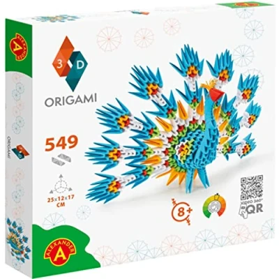 Image de Origami 3D 501831 Belle sculpture en papier avec composants brevetés et instructions de montage compréhensibles (français non garanti), 549 pièces, 25 x 12 17 cm, à partir 8 ans