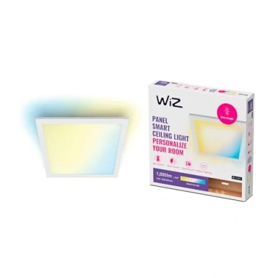 Image de WiZ plafonnier Wi Fi carré, nuances de Blanc, 12W, fonctionne avec Alexa, Google Assistant et Apple HomeKit