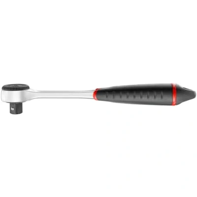 Image de FACOM Clé à Cliquet 1/2&quot; S.161B Étanche aux Poussières Industrielles Haute Performance Mécanisme 72 Dents Inversion par Chapeau Rotatif Tête Compacte Poignée en Élastomère Bimatière
