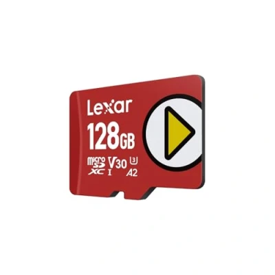 Image de Lexar Play Carte Micro SD 128Go, microSDXC UHS I, jusqu&#039;à 205 Mo/s Lecture, 140 écriture, Classe 10, U3, V30, A2, vidéo 4K, Haute Vitesse pour Switch/appareils de Jeu Portables/Smartphones