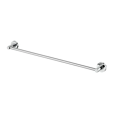 Image de Ideal Standard IOM Porte Serviette Salle de Bain Largeur 60 cm Finition Chrome Rosaces Rondes Fixation Murale &amp; Kit Installation Inclus A9118AA