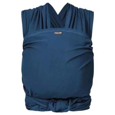 Image de HOPPEDIZ® Écharpe porte bébé extensible indigo