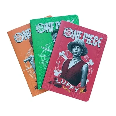 Image de Grupo Erik Lot de 3 Carnets One Piece, Netflix Carnet Notes A5, Notebook, Voyage, Recettes, Journal Intime
