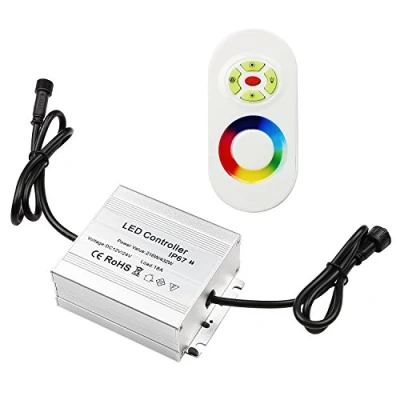 Image de QACA Controleur pour Lumière, Controller + Telecommande RGB LED Lumineuse DC 12V IP67