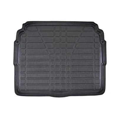 Image de Tapis de Coffre sur Mesure pour 3008 Depuis 2017, Noir, Antidérapant, Bord Haut, Toutes Saisons, Adapté Animaux Compagnie