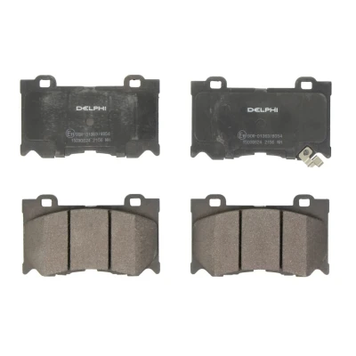 Image de DELPHI LP2156 Jeu de plaquettes frein avec indicateur d&#039;usure tôle anti bruit sans accessoires INFINITI: QX70 SUV, FX Q50 Berline