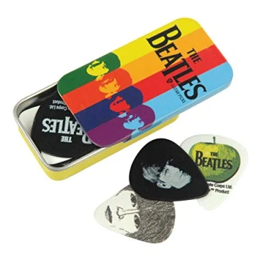 Image de Planet Waves 1CAB4 15BT2 Signature Beatles Boîte de Médiators Rayures
