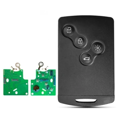 Image de Télécommande Clé à Distance Coque étui plip sportage pour Renault Megane 3 Laguna Scenic Fluence Keyless 433MHz ID46 PCF7952A Chip Smart Remote Car Key