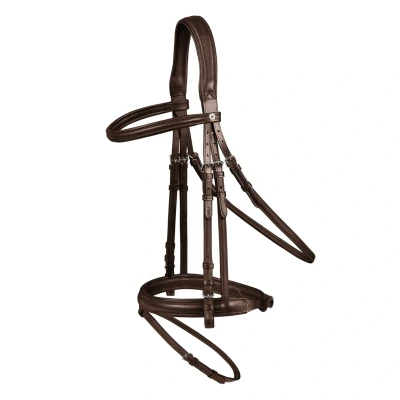 Image de Waldhausen Bridon X Line Supersoft Anglais Combiné Marron Cob