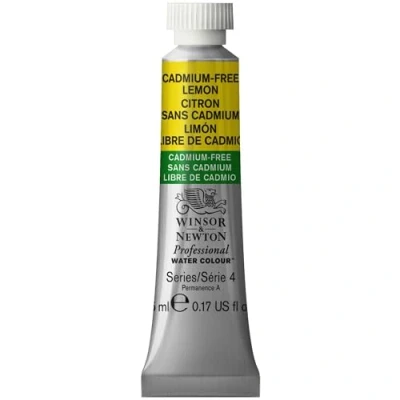 Image de Winsor &amp; Newton Aquarelle Professionnel Peinture Aquarelle, Haute Luminosité, Résistante à la Lumière, Qualité Archive, Tube de 5 ML, Couleur Citron sans cadmium