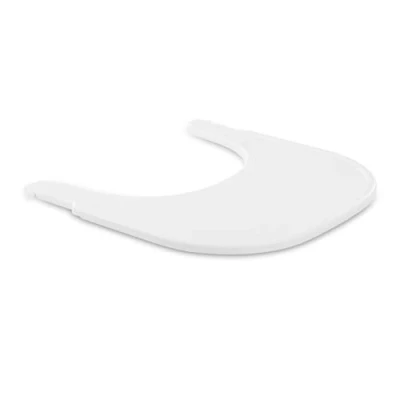 Image de Hauck Tablette Chaise Haute Bébé Alpha Click Tray pour Siege Bebe Repas Alpha+ ou Beta+, Fixation Rapide, Matériau Recyclé Certifié GRS, Facile à Nettoyer, Blanc