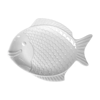 Image de Holst Porzellan Fish Nemo Lot de 40 Assiettes à Poisson Blanches x 29,5 4 cm