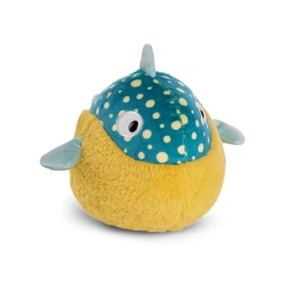 Image de NICI Poisson ballon Volker 20cm Peluche pour câliner et aimer, produite de manière durable à partir matériaux recyclés 49793