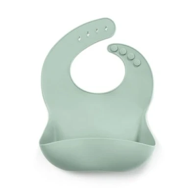 Image de Jané Bavoir en Silicone, Enroulable, Imperméable, Séchage Rapide, 4 Tailles Ajustables, Sans BPA, Lavable au Lave vaisselle, Vert