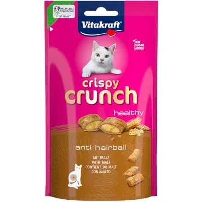 Image de Vitakraft Crispy Crunch Malt Friandises croustillantes anti boules de poils pour Chat 1 x 60g