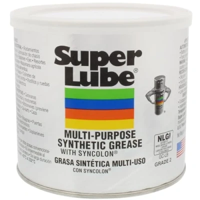 Image de Super Lube 41160 Synthetic Grease (NLGI 2), 14.1 oz Canister, Translucent White by