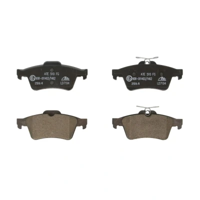 Image de ATE Ceramic 13.0470 7194.2 Jeu de plaquettes frein non préparé pour indicateur d&#039;usure, contact signal d&#039;usure exclu SAAB: 9 3 Berline