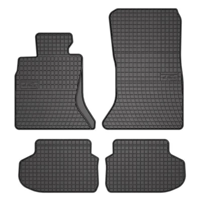 Image de FROGUM 0669 Ensemble de tapis sol Caoutchouc avant et arrière 4 noir Sur mesure BMW: 5 Berline