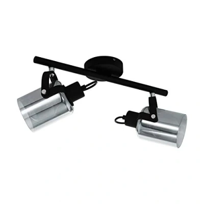 Image de Eglo Point noir transparent à la lumière BERREGAS L: 44 W: 11cm dimmable