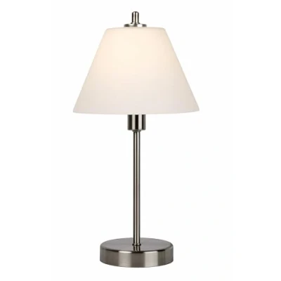 Image de Lucide TOUCH Lampe De Table Ø 22 cm Chrome Dépoli