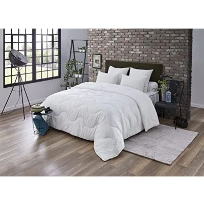 Image de DODO Couette Chaude Ultra Gonflante 240x260 pour lit 2 Personnes Maxiconfort Thermolite Douce et Fibre Recyclée Fabriqué en France Lavable Machine à 40c