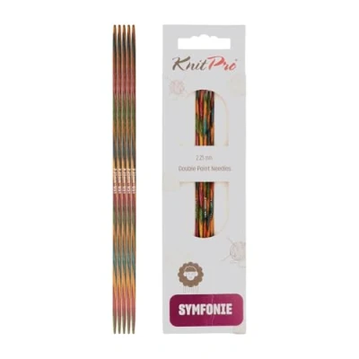 Image de KnitPro KP20102 Symphonie Aiguille Double Pointe Bois Multicolore 22 x 1 5 cm