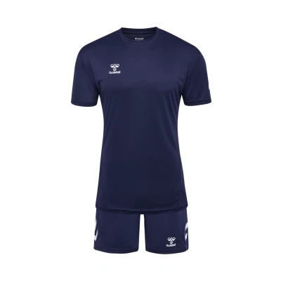 Image de Hummel LOGO SET Tshirt basique, Homme, Taille: XXL, Marine