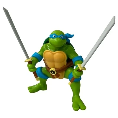 Image de TORTUGAS NINJA Leonardo Retro Figurine TMNT 6,5 cm Comansi Non articulée