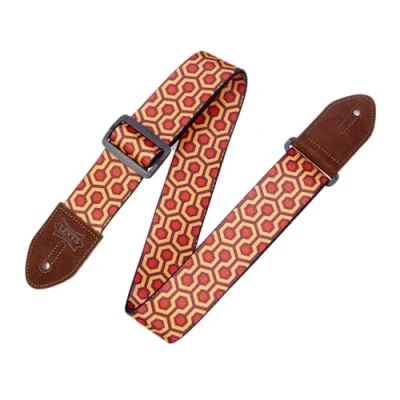 Image de Levy&#039;s MP2 007 Sangle de Guitare Prints Polyester Suede Ends 2&quot; Hex