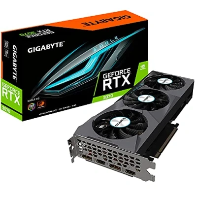 Image de GIGABYTE GeForce RTX 3070 Eagle 8G (rev. 2.0) NVIDIA 8 Go GDDR6