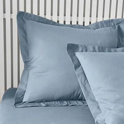 Image de TODAY Essential Lot de 2 Taies d&#039;oreillers 63X63 cm 100% Coton Uni, Bronze