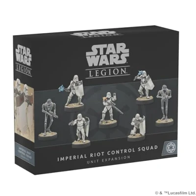 Image de Atomic Mass Games Star Wars : Legion Imperial Riot Control Squad Unit Extension Maintain Order! Jeu de stratégie figurines table, à partir 14 ans, 2 joueurs, 3 heures lecture, fabriqué