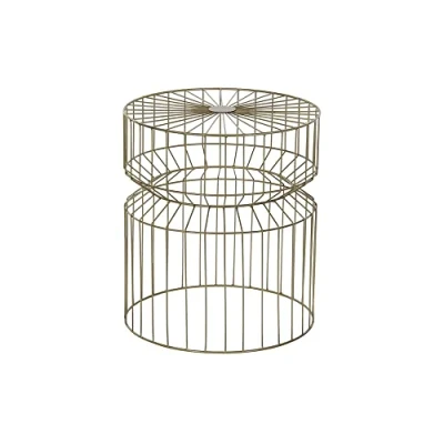Image de DKD Home Decor Table d`appoint Doré Métal (40,5 x 40,5 46 cm) 8424001915569