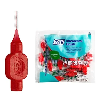 Image de TEPE, Brossettes interdentaires ISO Taille 2 05 mm Rouge Lot de 20