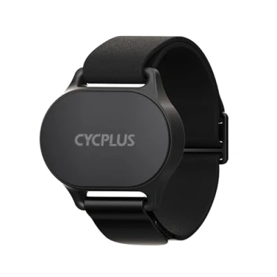 Image de CYCPLUS Brassard Cardio fréquencemètre, Bluetooth 5.1 Ant HR Monitor avec indicateur LED de la Zone HR, IP67 Waterproof, pour Course à Pied, Le Cyclisme, Gymnastique et d&#039;autres Sports