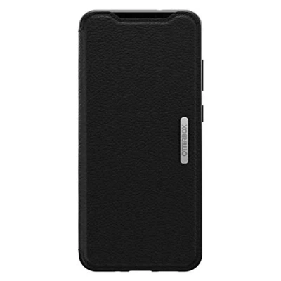 Image de Coque Samsung Galaxy S20 Plus Cuir véritable OtterBox portefeuille Étui téléphone Noir Shockproof