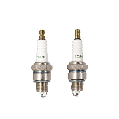 Image de TORCH 2pcs E6RTC Bougie d&#039;allumage Remplacer pour NGK BPR6HS d&#039;allumage, BOS CH WR7BC, Cham pion RL82YC, Denso IWF20 W20FPR U OEM