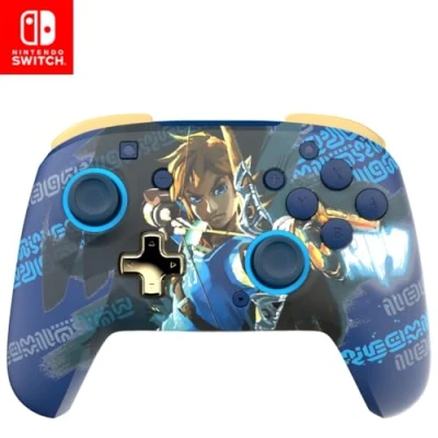 Image de PDP Manette sans Fil Zelda Link Lumineuse pour Nintendo Switch