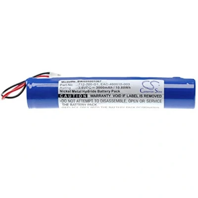 Image de vhbw NiMH Batterie Compatible avec INFICON D TEK Select 712 202 G1 télémètre Laser Outil de Mesure (3000mAh, 3.6V, NiMH)