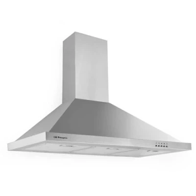 Image de Orbegozo DS 48190 B IN Hotte aspirante décorative 90 cm, acier inoxydable, extraction : 630 m3/h, cheminée ajustable, 3 niveaux de puissance, 190 W