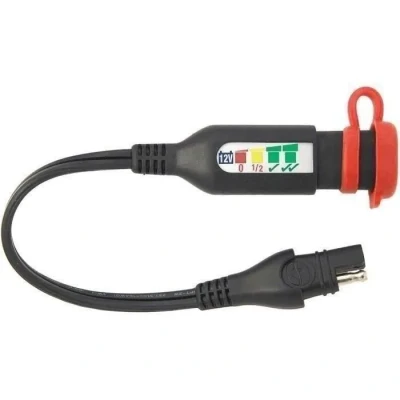 Image de TecMate OptiMate Monitor O 125, Contrôle du système de Charge/de l’état la Batterie pour Plomb Acide 12 V, avec capacité Connexion SAE en Ligne