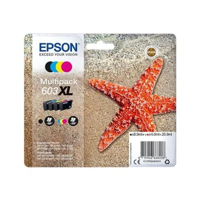 Image de Epson 603XL (C13T03A64010) 4 couleurs Cartouche d&#039;encre Grande capacité Multipack