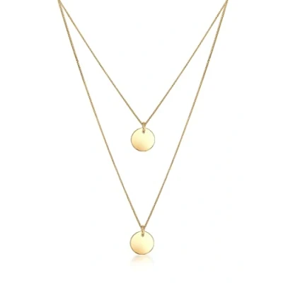 Image de Elli Layer LOOK Collier, Femme, Taille: 45, Goldfarben